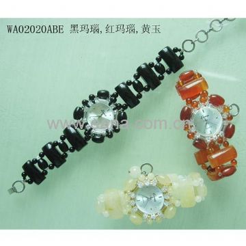 Quartz Watch,Jewelry Decoration,Woman Watch,Agate,Topaz,Wholesales